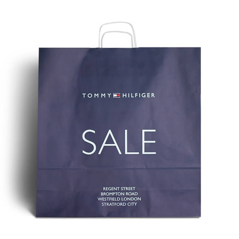 Printed Twist Handle Paper Carrier Bags