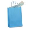 Blue Paper Carrier Bags with Twisted Handles