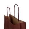 Burnt Red Premium Italian Paper Carrier Bags with Twisted Handles
