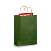 Dark Green Paper Carrier Bags with Twisted Handles