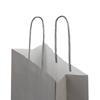 Grey  Premium Italian Paper Carrier Bags with Twisted Handles