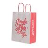 Jingle and Snow Design Paper Carrier Bags