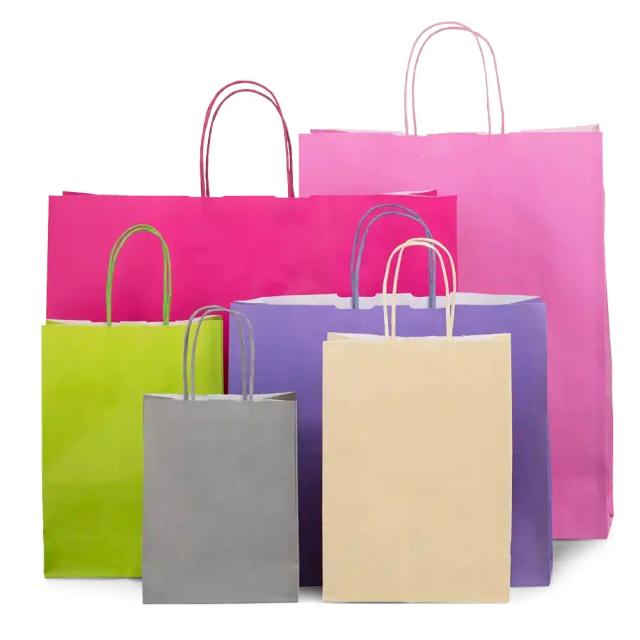 Premium Coloured Paper Carrier Bags