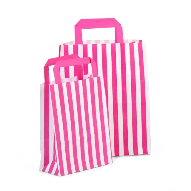 Patterned Paper Carrier Bags