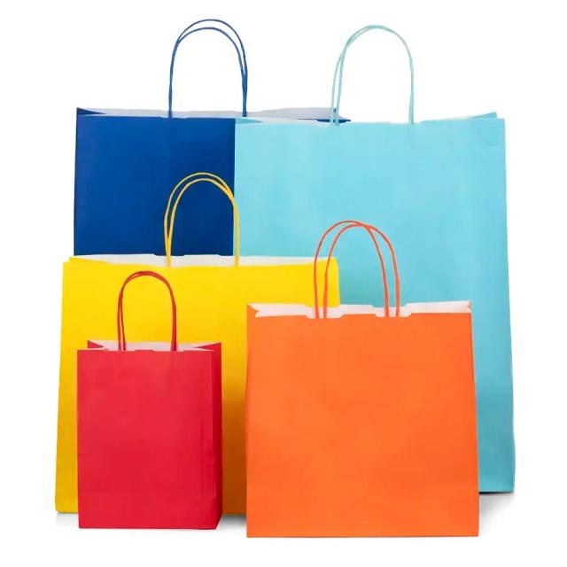Premium Colour Twisted Paper Bags