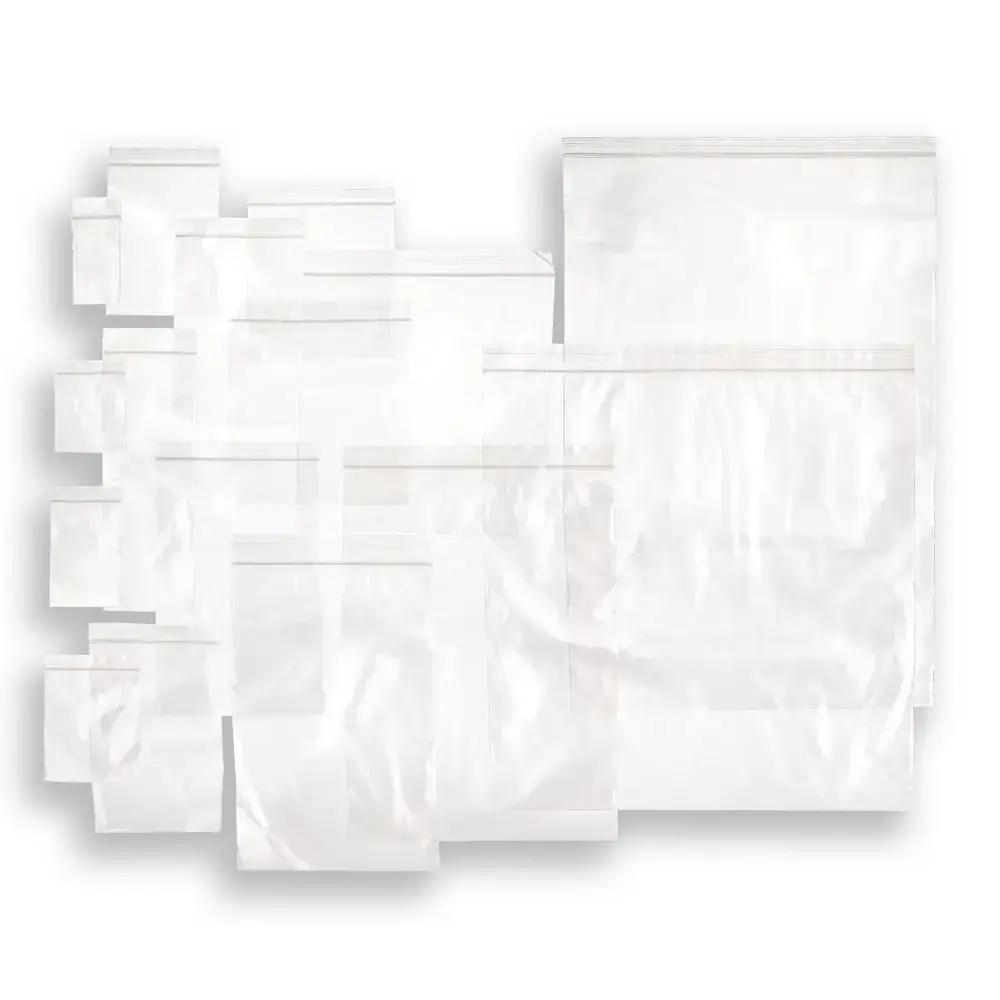 Standard Plain Resealable Bags (Grip Seal Bags)