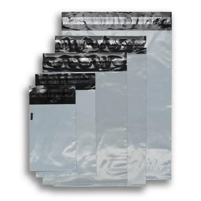 Grey Mailing Bags Recycled Plastic - Small Sizes
