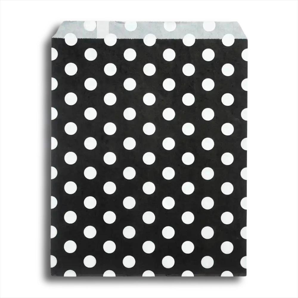 Black Polka Dot Paper Bags