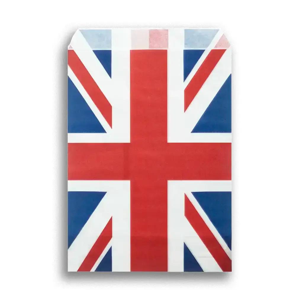 Union Jack Design Kraft Paper Bags