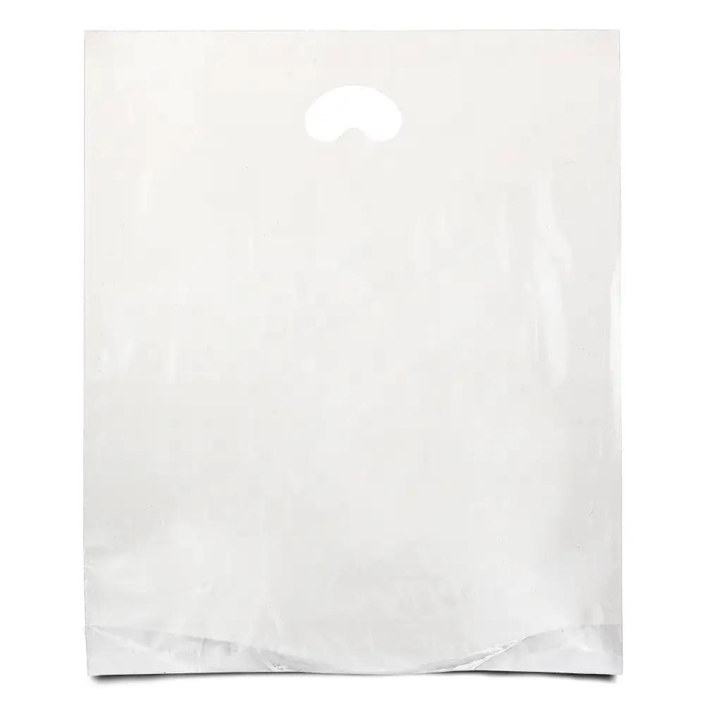 Clear Premium Degradable Plastic Carrier Bags
