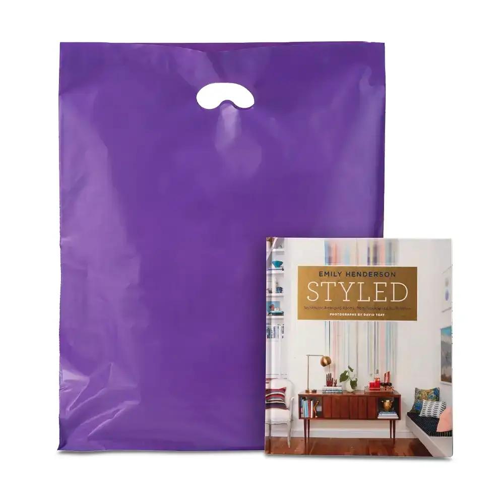 Purple Classic Plastic Carrier Bags [Standard Grade]