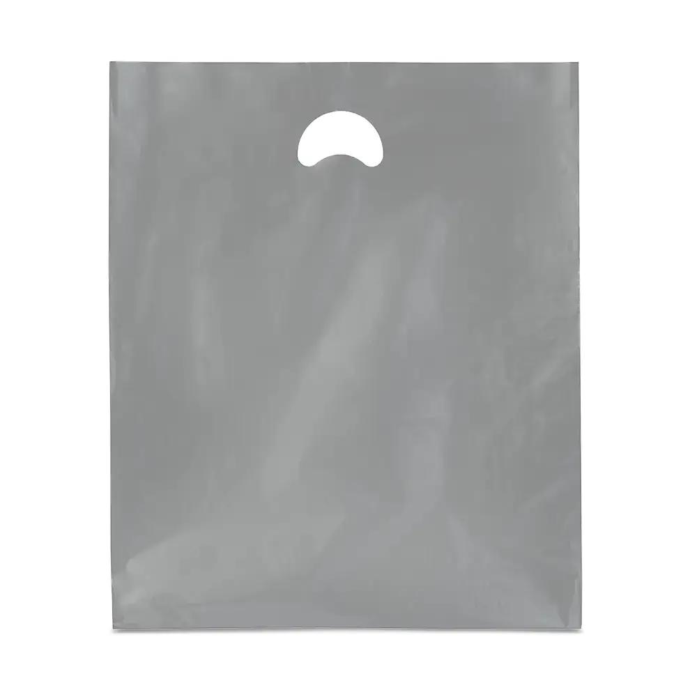 Silver Classic Plastic Carrier Bags [Standard Grade]