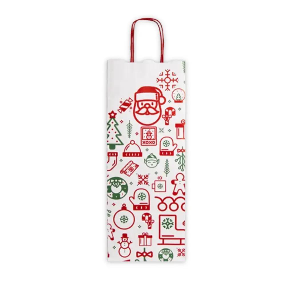 Iconic Christmas One Bottle Bag with Twisted Handles